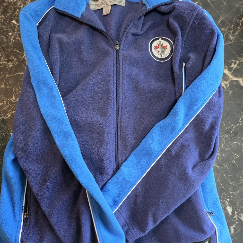 NHL Blue and Navy Varsity Jacket